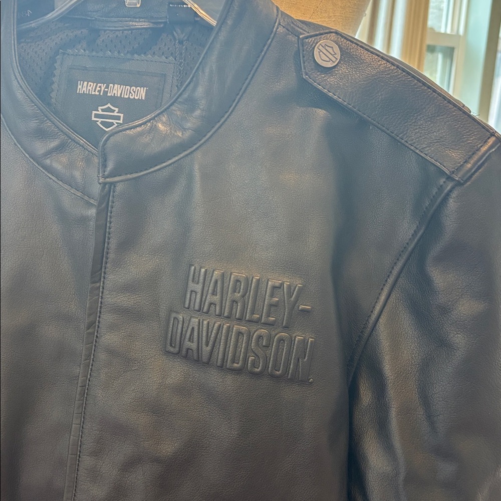 NWT Harley-Davidson Mens Layering System Captains Leather Jacket Size XL 98022 - Picture 3 of 16